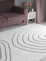 PX4002 - CREAM - GREY RABBIT CARVING